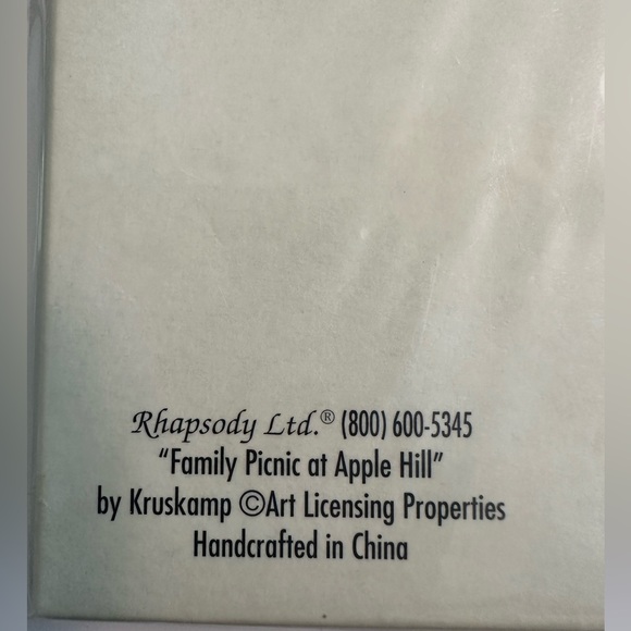 "Family Picnic at Apple Hill"by Janet Kruskamp Teddy Bears Art Print 10 Cards - Picture 7 of 8